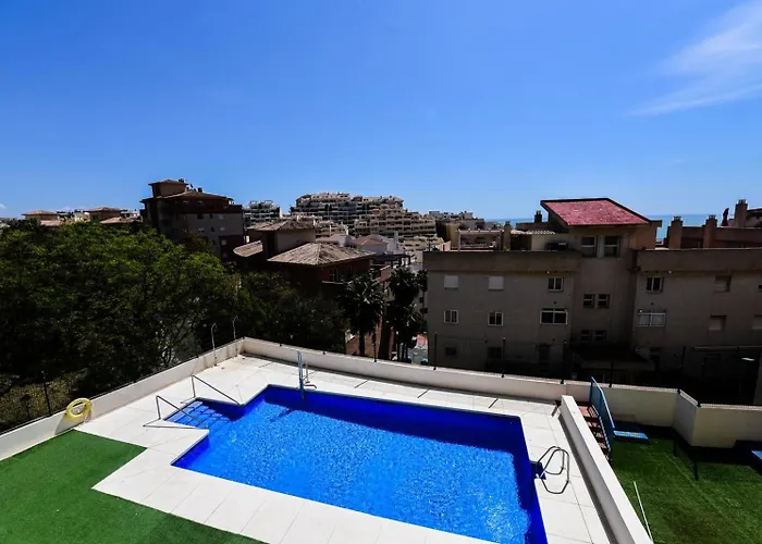 Fabuloso Apto 1-5 Personas Torrequebrada-Benalmadena Piscina Terraza Parking Wi-Fi